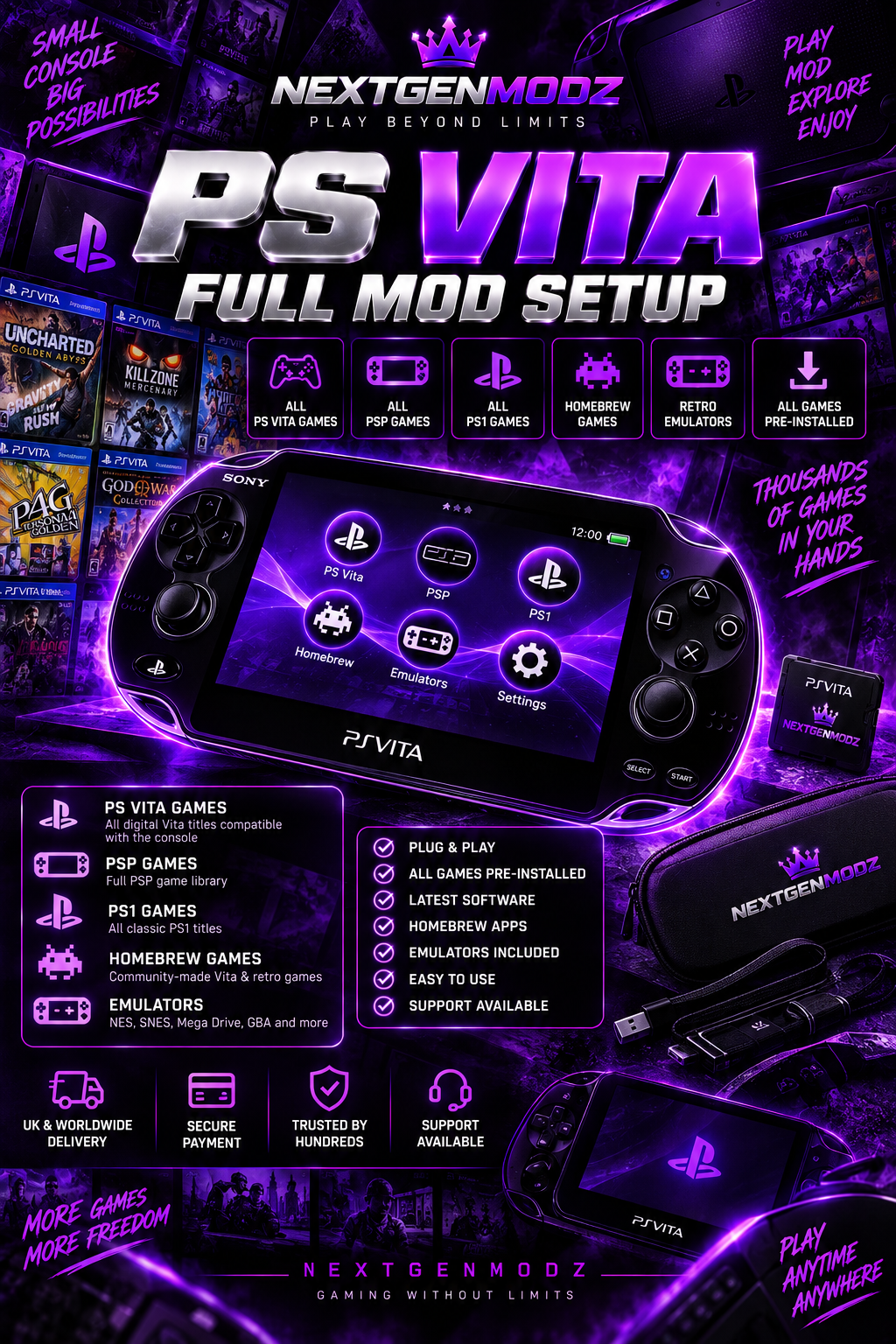 PS Vita Ultimate Mod Setup – PS Vita, PSP & PS1 Games